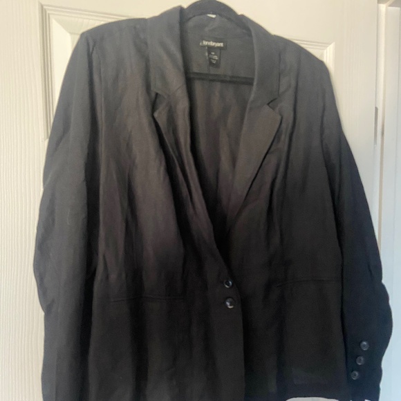 Lane Bryant Jackets & Blazers - Lane Bryant Jacket Size 26 Black Career Stretch Curvy Comfort Flattering 3x chic